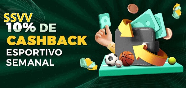 10% de bônus de cashback na ssvv